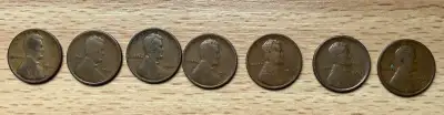 1900’s, 1930’s, 1940’s, 1950’s American wheat Pennie’s. Selling as a lot Make me an offer if interes...