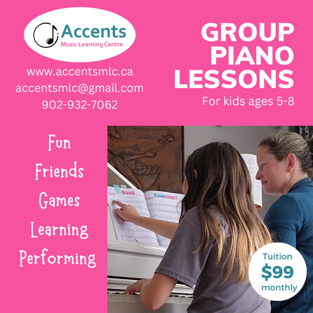 Group Piano Lessons for Kids ages 5-8 in Classes & Lessons in Dartmouth - Image 2