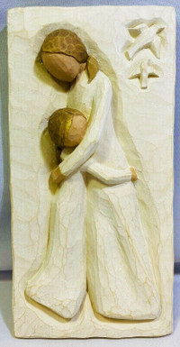 Willow Tree Wall Plaque “Mother and Daughter” Susan Lordi 2001