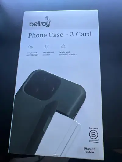 Bellroy iPhone 15 Pro Max case - Brand New, View more