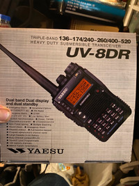 VEASU UV-8DR tri-bande radio bidirectionnelle vhf uhf