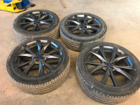 4 Ford Edge Sport wheels and tires
