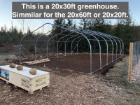 20x60ft Greenhouse Kit, new in crate