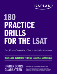 180 Practice Drills for the LSAT 9781506287249