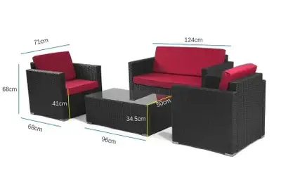 Brand New 4pcs Patio Furniture Set Special selling $459, View more