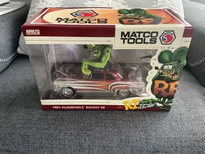 MATCO RAT FINK DIE CAST COLLECTABLES, 1950 OLDS 88, 1964 PLYMOUTH BELVEDERE, 1964 PONTIAC GTO, 1970...