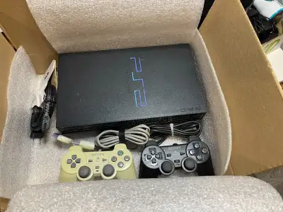 Playstation 2 - System with 2 Controllers, View more