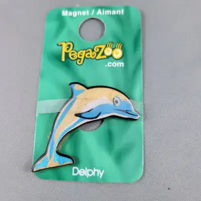 Dolphin Magnet Pegazoo “Delphy” Made In Canada From Real Maple W, View more