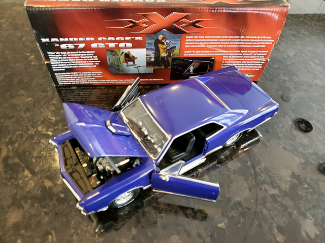 1:18 Diecast ERTL 1967 Pontiac GTO XXX Xander Cage's Movie Car