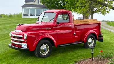 1948 Fargo truck, originally from Vancouver. It underwent a frame off restoration 7 years ago. Only...