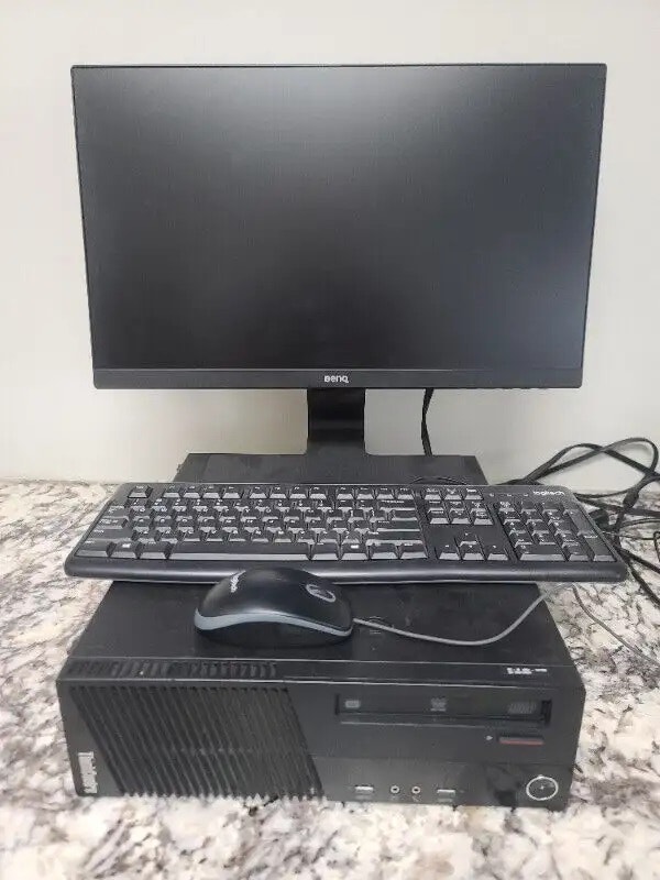 LENOVO ThinkCentre M83 SFF Desktop PC & Monitor/Keyboard/Mouse Desktop Computers Winnipeg