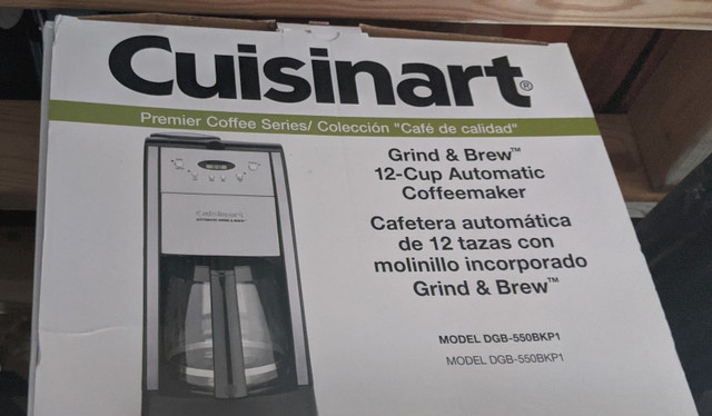 Cuisinart Grind Brew Coffee Maker in Coffee Makers in Markham / York Region