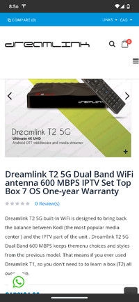 Android IPTV Box - dream link T2 5G 4K high speed