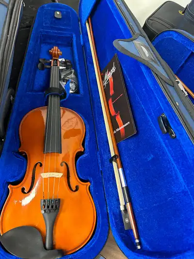 Menzel Student Model Violin with case and bow, View more