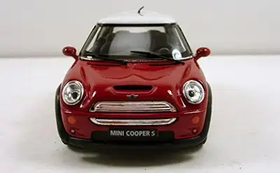 Mini Cooper S Diecast Model Toy Car 1:28 Red New 5" Kinsmart, View more