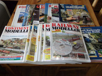 Railway Modeller Magazines,30 Magazines