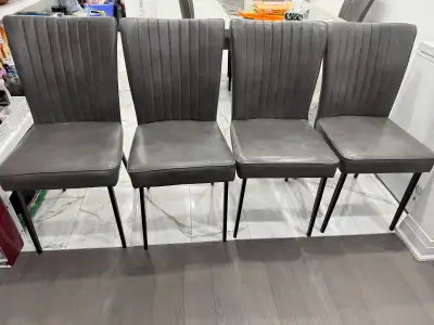 4 dining. chairs for $120 each , View more