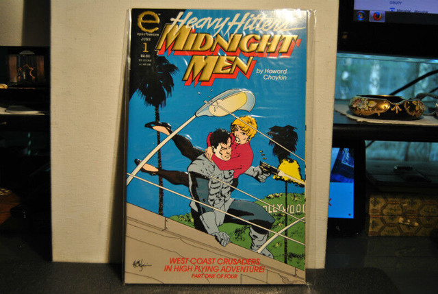 Heavy Hitters Midnight Men 4 Issue Series Epic Comics 1993 NM FP in Arts & Collectibles in Vancouver
