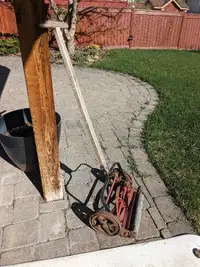 Antique lawnmower