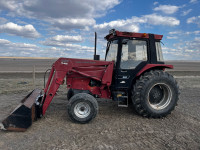 Case International 585 with Case 2255 loader