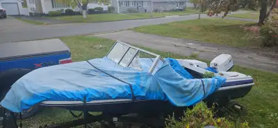 Mid 70's Sunray with 40 HP. Hasn't run in a few years. Needs some TLC and motor work. Just looking t...