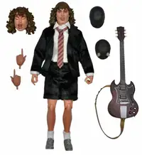 IN STORE! ACDC Angus Young Highway To Hell 8" Clothed Figure