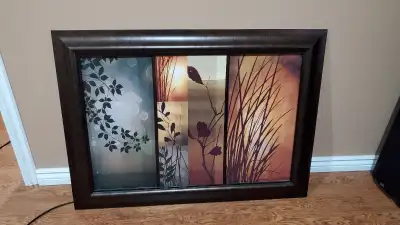 From Bed bath and beyond wall frame display 31"H 43"W