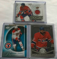 MTL Canadiens P.K. Subban 2010-11 UD Rookie Materials Card more