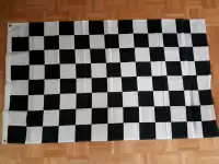 Black  Checker Flag