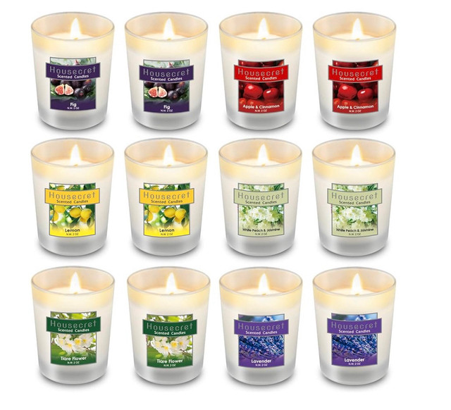Housecret pack of 12 scented candles, 6 fragrances, new in Home Décor & Accents in St. Catharines