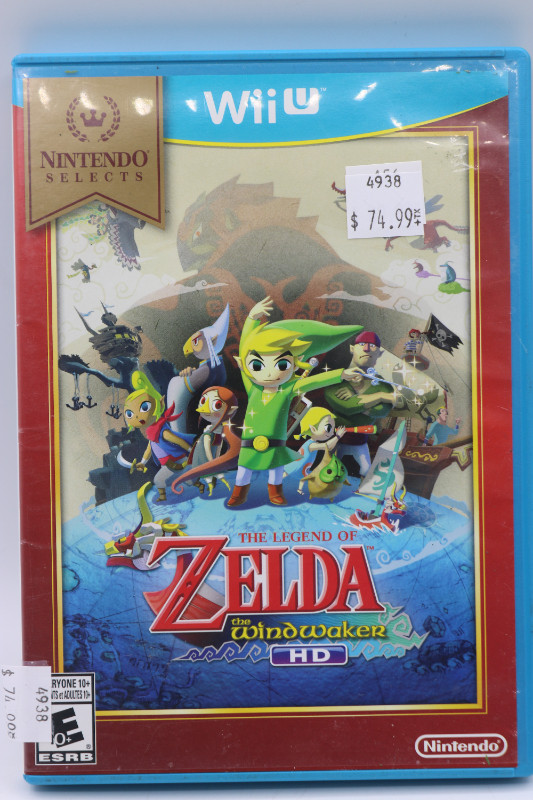 The Legend of Zelda: The Wind Waker HD - Wii U (# 4938) in Nintendo Wii U in City of Halifax