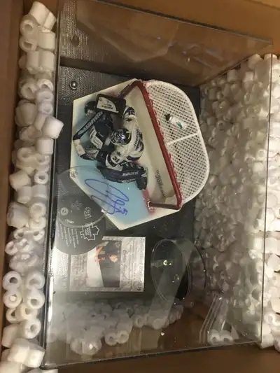 NEW LIMITED EDITION SIGNED JOSEPH CURTIS DISPLAY /PUCK CERTIFIED, View more