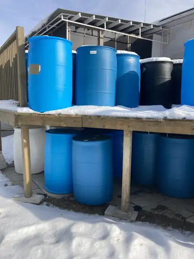 CONTENANT BARIL DRUM PLASTIQUE FERMER 2 BOUCHON, View more