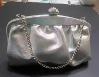 Silver Evening Bag
