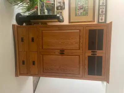 Solid Oak Cabinet, View more