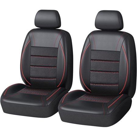 NEW SEAT COVERS WOTH RED PIPING AND STITCHING in Other Parts & Accessories in Moncton