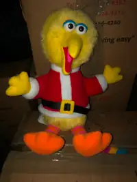 Rare/Vintage 1988 Christmas Big Bird - Sesame Street - PLAYSKOOL