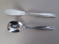 sugar spoon and butter knife set