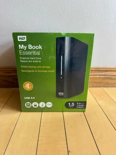Western Digital 1.5 TB Desktop External Hard Dr, View more