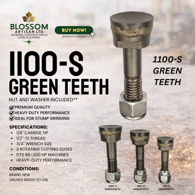 1100-S Greenteeth Carbide Stump Grinder Tooth | Aftermarket, View more