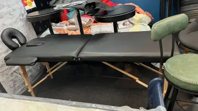 Massage Table Massage Bed Spa Bed 84 Inches Long Portable 2 Fold, View more