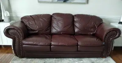 Faux Leather Sofa, View more