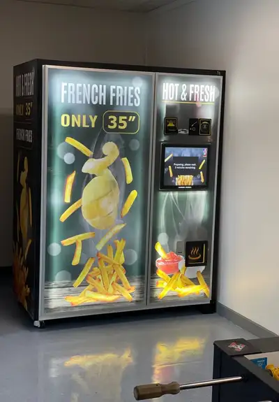 Looking for a unique opportunity in the food industry? This commercial-grade French fry vending mach...