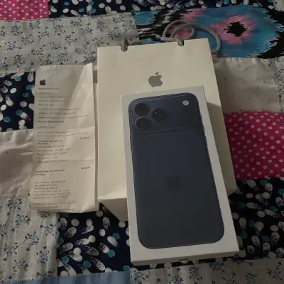 Apple iPhone 17 Pro Max 1TB – Deep Blue | Brand New | AppleCare, View more