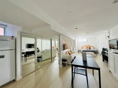This bright, renovated studio suite with six windows in a classic Toronto home is available starting...