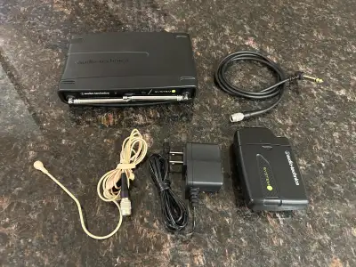 Audio-Technica ATW-901AG Wireless guitar system w/ microphone, View more