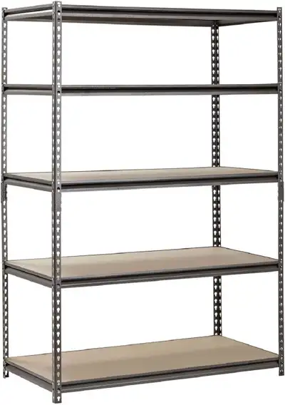 NEW Muscle rack steel shelving w/ particleboard decking, View more