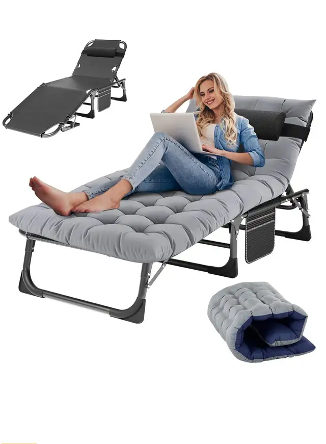 Brand New Folding Lounge Chairs – Perfect for Outdoor Relaxation in Patio & Garden Furniture in Strathcona County - Image 8
