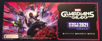 Marvel Guardians of the Galaxy Game Retail Promotional Banner
