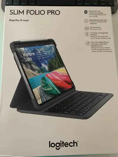 Logitech Slim Folio Pro ( IPad 11”) NEW , View more
